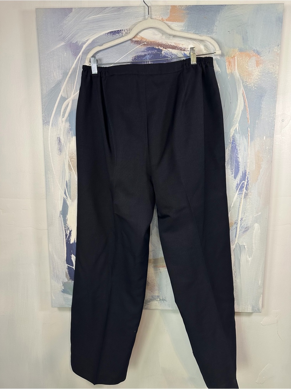 Jones Studio Separate 16W Black 2 Piece Pantsuit Blazer Trouser Career Suit 1164 - Picture 9 of 16